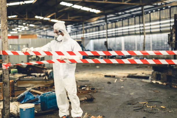 Professional Hoarding Cleanup technician working in Milton, WA